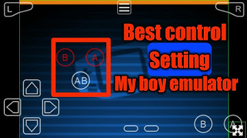 Best control settings in My boy emulator...🔥🔥