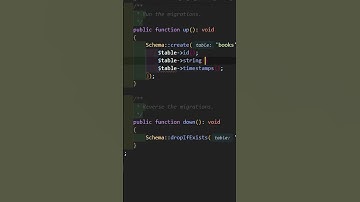 Membuat tabel database dengan fitur Migration Laravel #laravel #migration