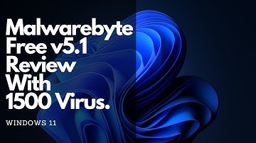 (Test with 1500 virus) Malwarebytes v5.1 Review: Is it replace Windows Security?