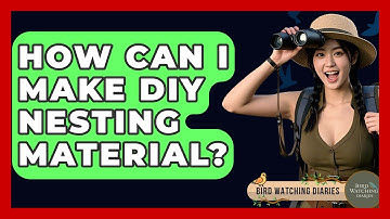 How Can I Make DIY Nesting Material? - Bird Watching Diaries