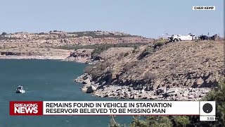 Car tied to missing person's case found in Starvation Reservoir, human remains found inside