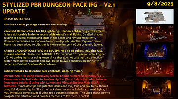 Stylized Dungeon Pack JFG V2.1 - UE5.2 Lumen Virtual Shadow Maps Pixelated Disappearing Shadows Fix