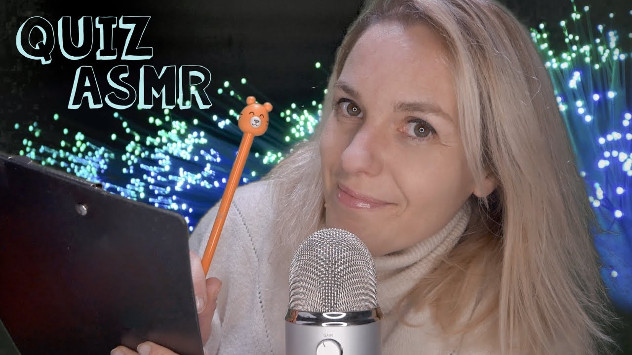 ASMR FR ⁉️ Un petit quiz en ASMR ça te tente ?! (et c'est très déclencheur)