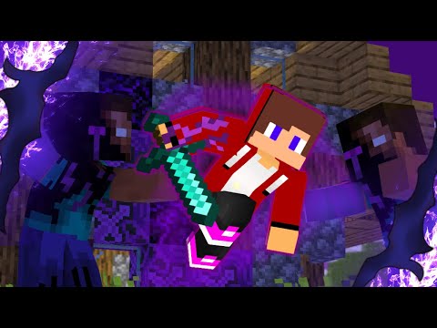 Part1】Rescue JJ from the Darkness!【Maizen Minecraft