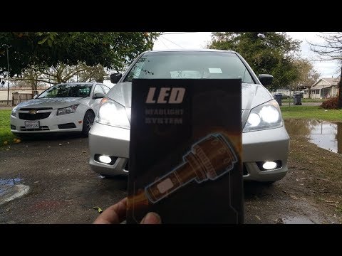 How to: Install LED Headlights 2010 Honda Odyssey