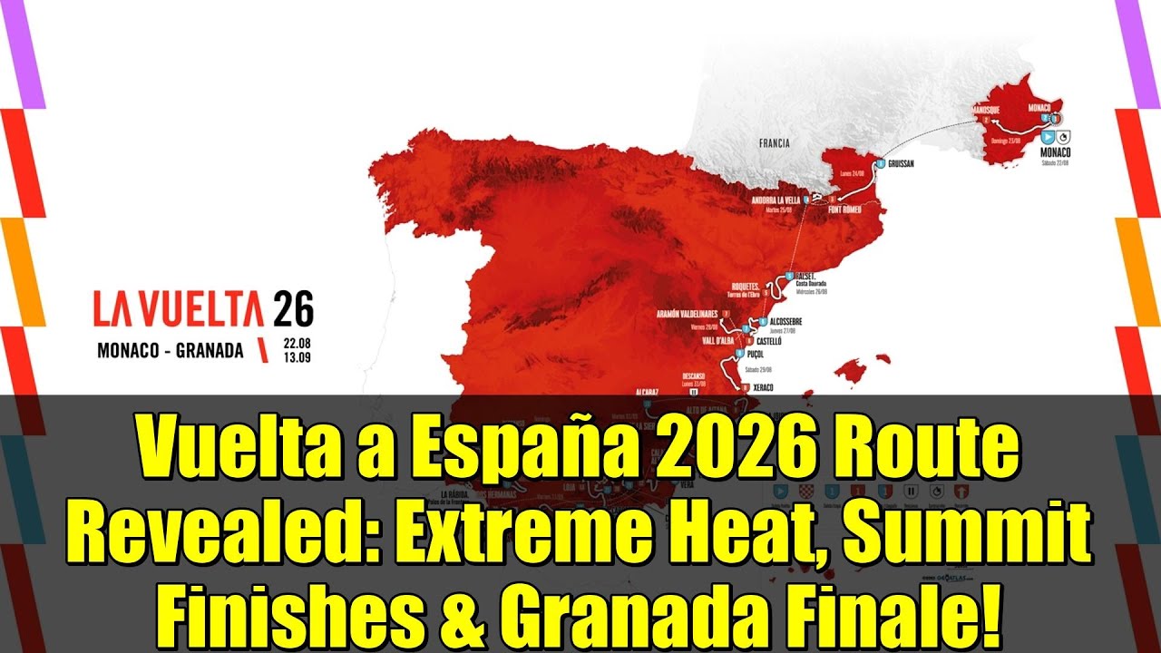 Vuelta a España 2026 Route Revealed: Extreme Heat, Summit Finishes & Granada Finale!