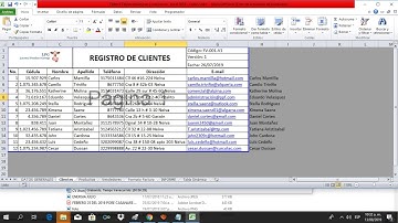 Actividad 4: Video tutorial Excel 2016 - Carlos Urán