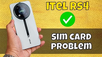 How to Fix itel Rs4 sim card problem