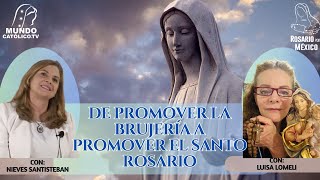 De promover la brujería a promover el Santo Rosario.