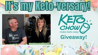 5 Year Keto-versary Countdown Begins with a Keto Chow Giveaway!