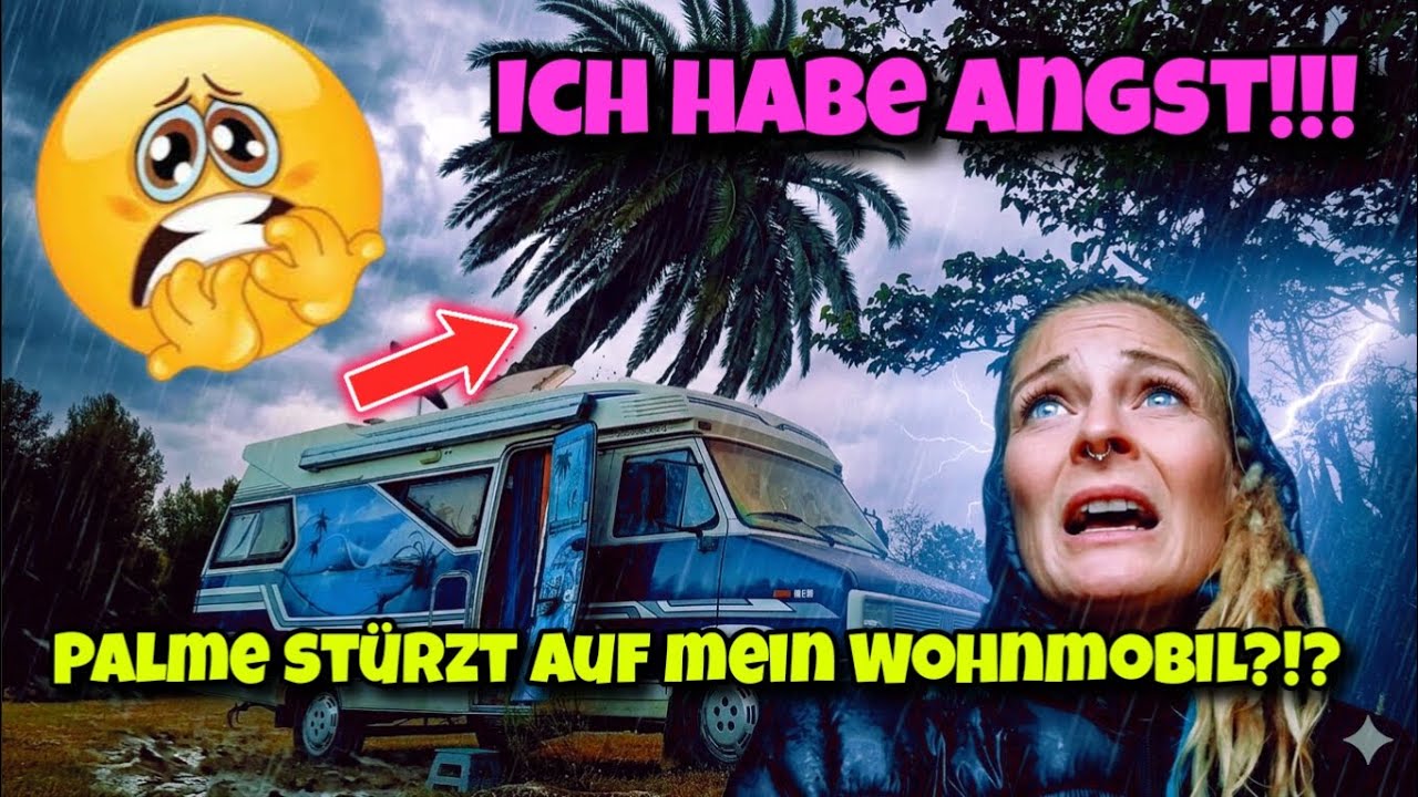 ICH HABE ANGST!!! ❗️😲🫨❗️Leben im Wohnmobil in Spanien EP.541 #real #vanlife #lifestyle 