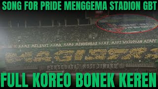 MERINDING SAAT SONG FOR PRIDE DINYANYIKAN‼️ AKSI KOREO BONEK MANIA LAGA PERSEBAYA VS PERSIJA #bonek