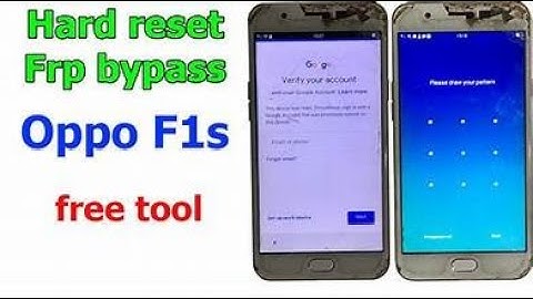 Oppo F1s Hard reset & Frp bypass Unlock tool ✔️ One Click