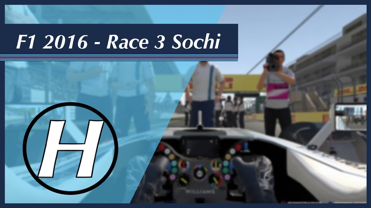F1 2016 - TFRL Season 10 - Race 3 Sochi (Full Race)