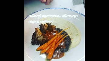 #filet mignon with parsnip puree #demi glaze sauce