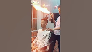 Cắt tóc bằng lửa---Phở Linh Barber