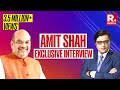 HM Amit Shah Speaks On 'One India - Firm Resolve' At Republic Summit With Arnab Goswami