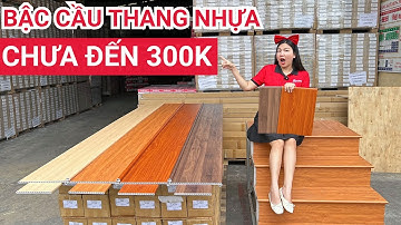 Báo giá mặt bậc cầu thang nhựa giả gỗ chi tiết 2025 | Tấm nhựa pvc ốp bậc cầu thang giá rẻ