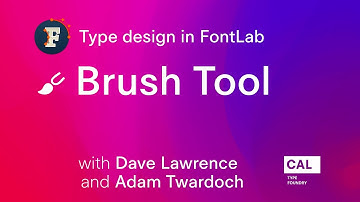 125. Brush tool. Type design in FontLab 7 with Dave Lawrence