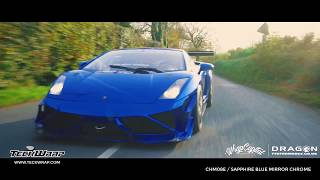 TeckWrap CHM08E Sapphire Blue mirror chrome