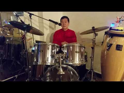 グッドバイ・マイ・ラブ『岡崎広志』アン・ルイスの曲。アレンジが素晴らしい❗ドラム歌唱1395曲『世界記録保持者』／おがたひろし