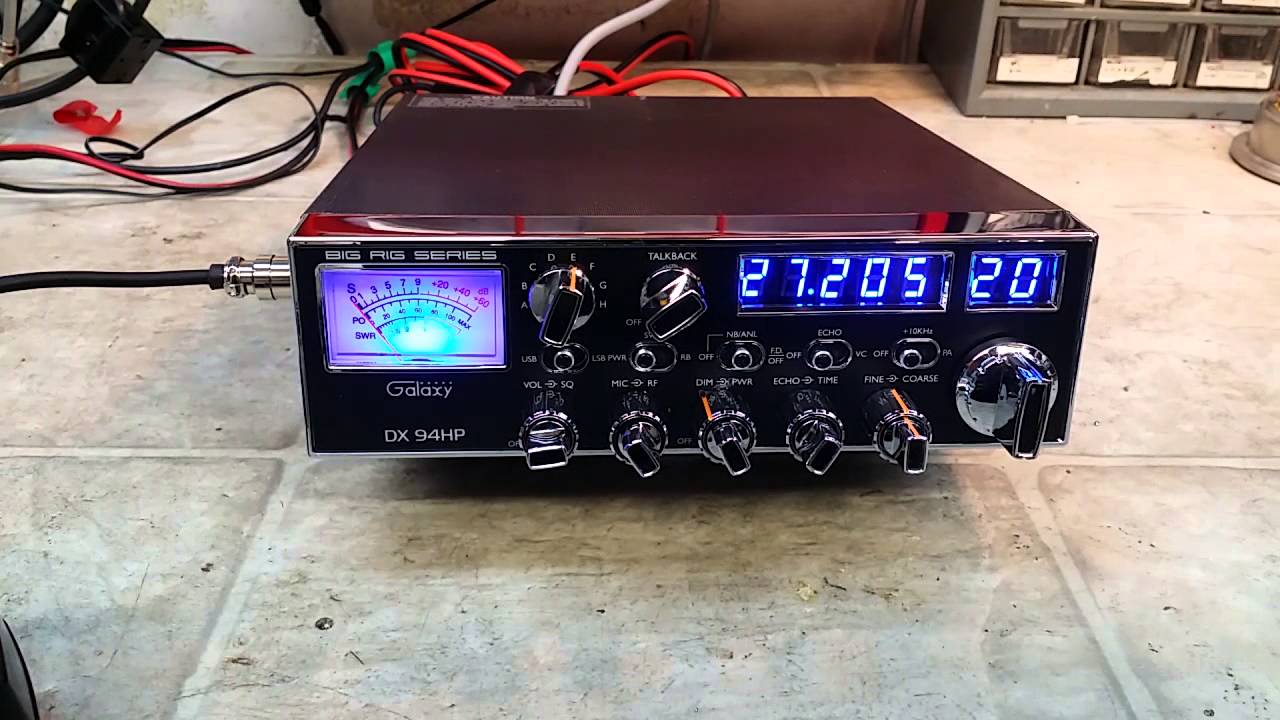 Galaxy DX 94HP tune up report for Charles in MS