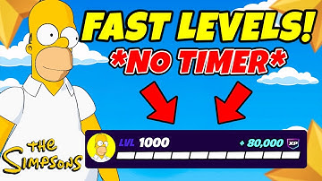 NO TIMER Fortnite XP GLITCH MAP to LEVEL UP FAST in CHAPTER 6 SIMPSONS SEASON 2! (Earn XP)