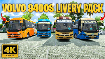 Volvo 9400s B11r  Sleeper Bus Livery Bussid | Volvo 9400s B11r Shell Sleeper Livery For Bussid