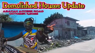 Demolished Houses Sa Abacan Access Road Update  October 112025