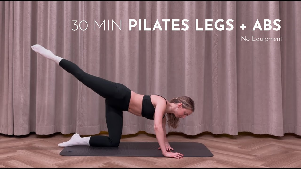 30 MIN Pilates | Beine & Bauch Fokus | Ohne Equipment