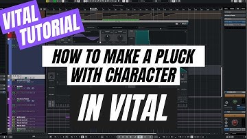 How to Make a Pluck Sound With Character in Vital [synth tutorial]