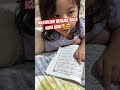 Masyallah baca iqra adek #bacaiqra #belajarbaca #belajarbacaalquran