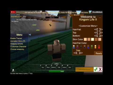 Roblox Kingdom Life Ii Customization Options Youtube - kingdom life 2 roblox mods