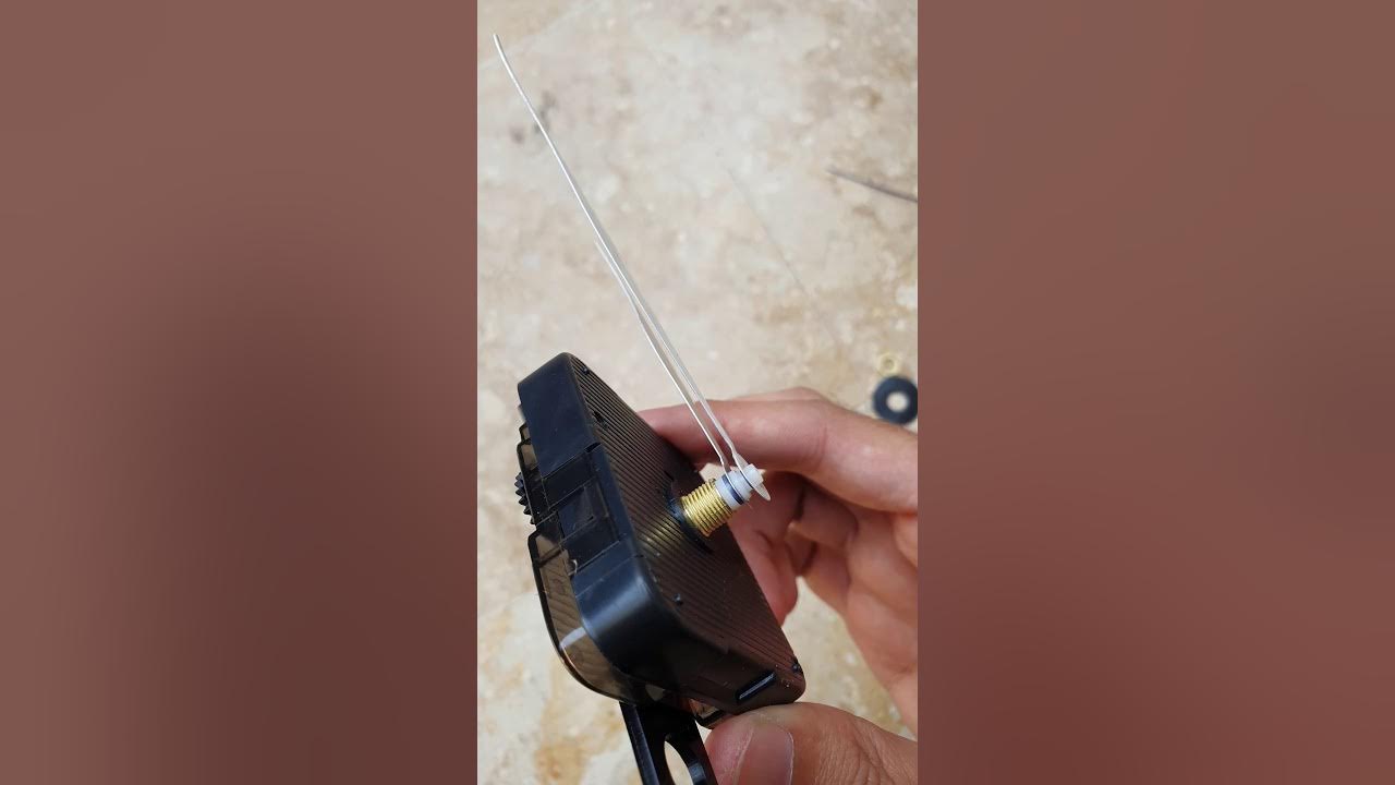Assemble small needles on clock machine YouTube