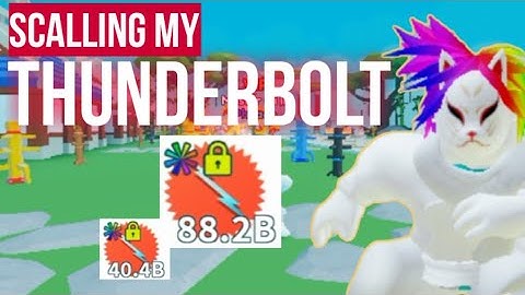 Scalling My Shiny++ Thunderbolt - Weapon Fighting Simulator -