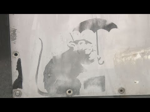 バンクシーだす。（5月19日　10時まで） バンクシー展 GMOデジタル美術館 東京・渋谷