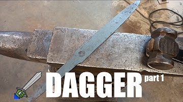 Making a dagger from a ball bearing (part 1)
