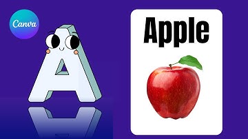 How to create Animation video for kids in canva|Easy Alphabet  Animation Tutorial