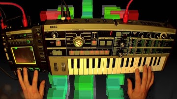8-bit fun - Kaossilator Pro + Microkorg