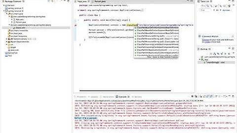 Spring Class Path Contexts