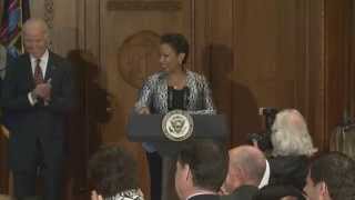 Attorney General Loretta E. Lynch is Sworn-In by Vice President Joe Biden