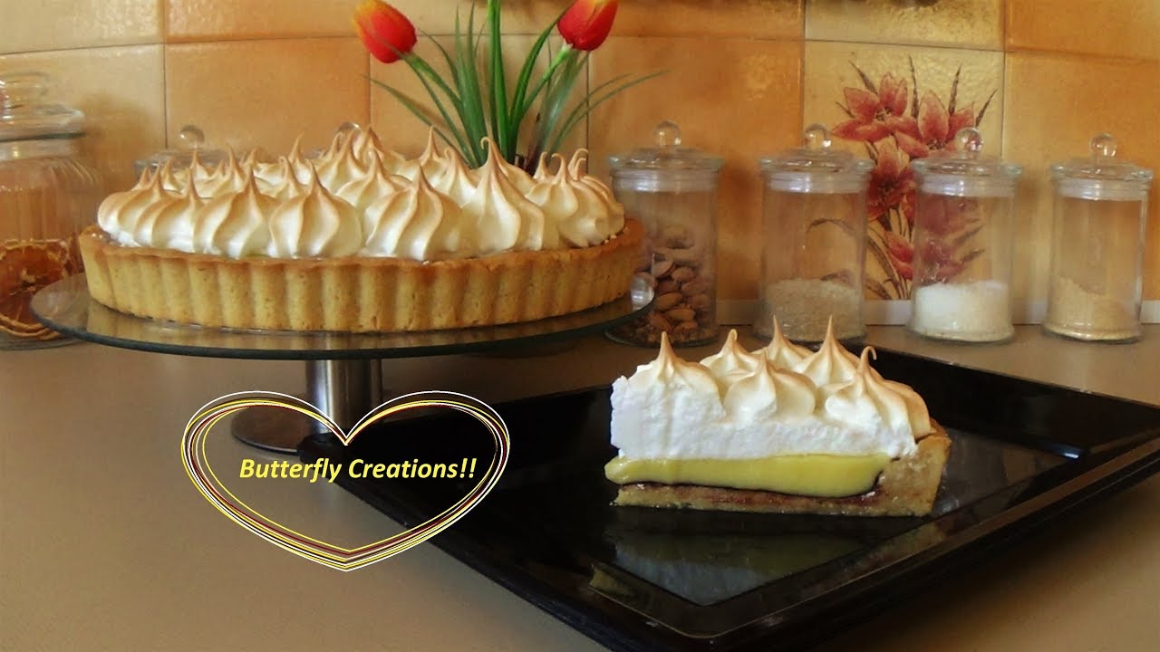 Lemon pie συνταγή ! ( λέμον πάι / τάρτα λεμονιού με μαρέγκα  )