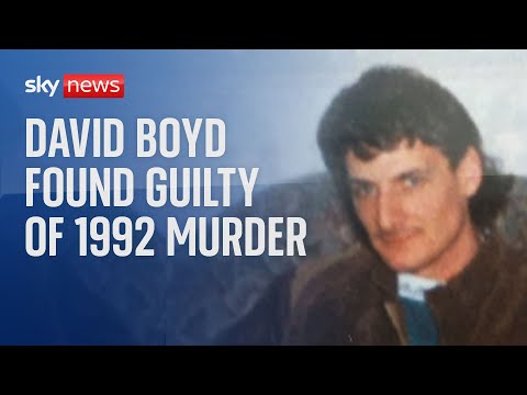 David Boyd found guilty of seven-year-old Nikki Allan's murder in 1992