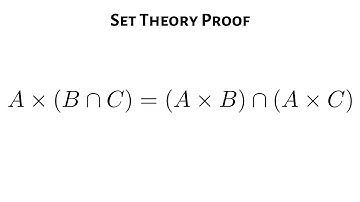 How to Prove the Cartesian Product of Sets Distributes Over the Intersection of Sets