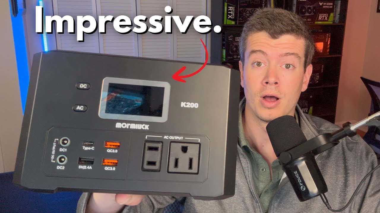 Самая дешевая домашняя электростанция в 2026 году — обзор солнечного генератора Mormluck мощность...