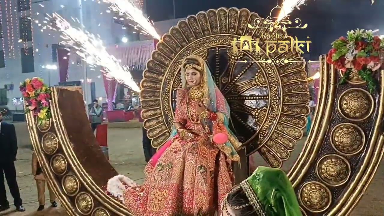 Padmavati theme Bride entry cart   