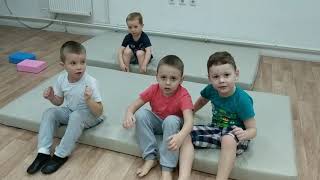 Занятие в группе ОФП для детей 3-6 лет