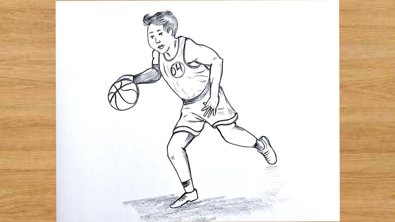 Basketball Players  Basketball drawings Basketball painting Basketball  players