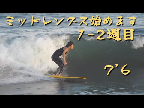 貴重◎　nalu 35巻　ロングボード　シングルフィン　ミッドレングス　雑誌 1-2週目] ミッドレングス始めます。7'6 シングルフィン。ロング