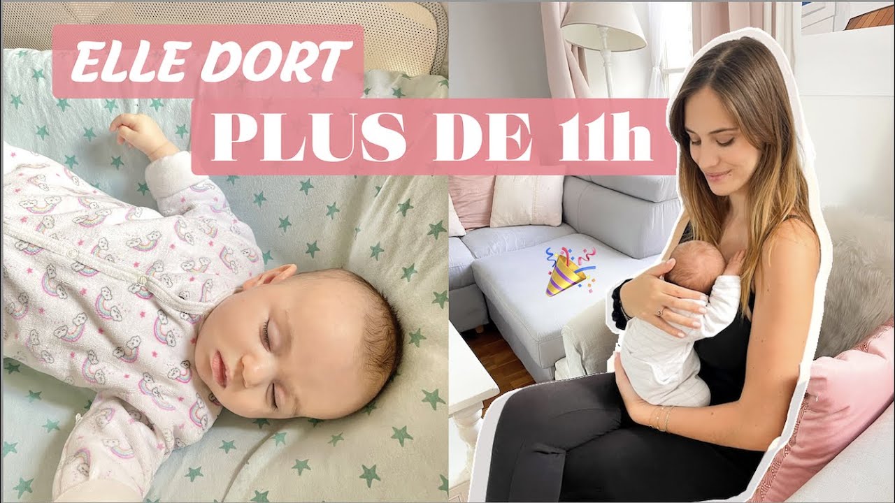 Mon BÉBÉ fait ses NUITS : comment j’ai fait ?